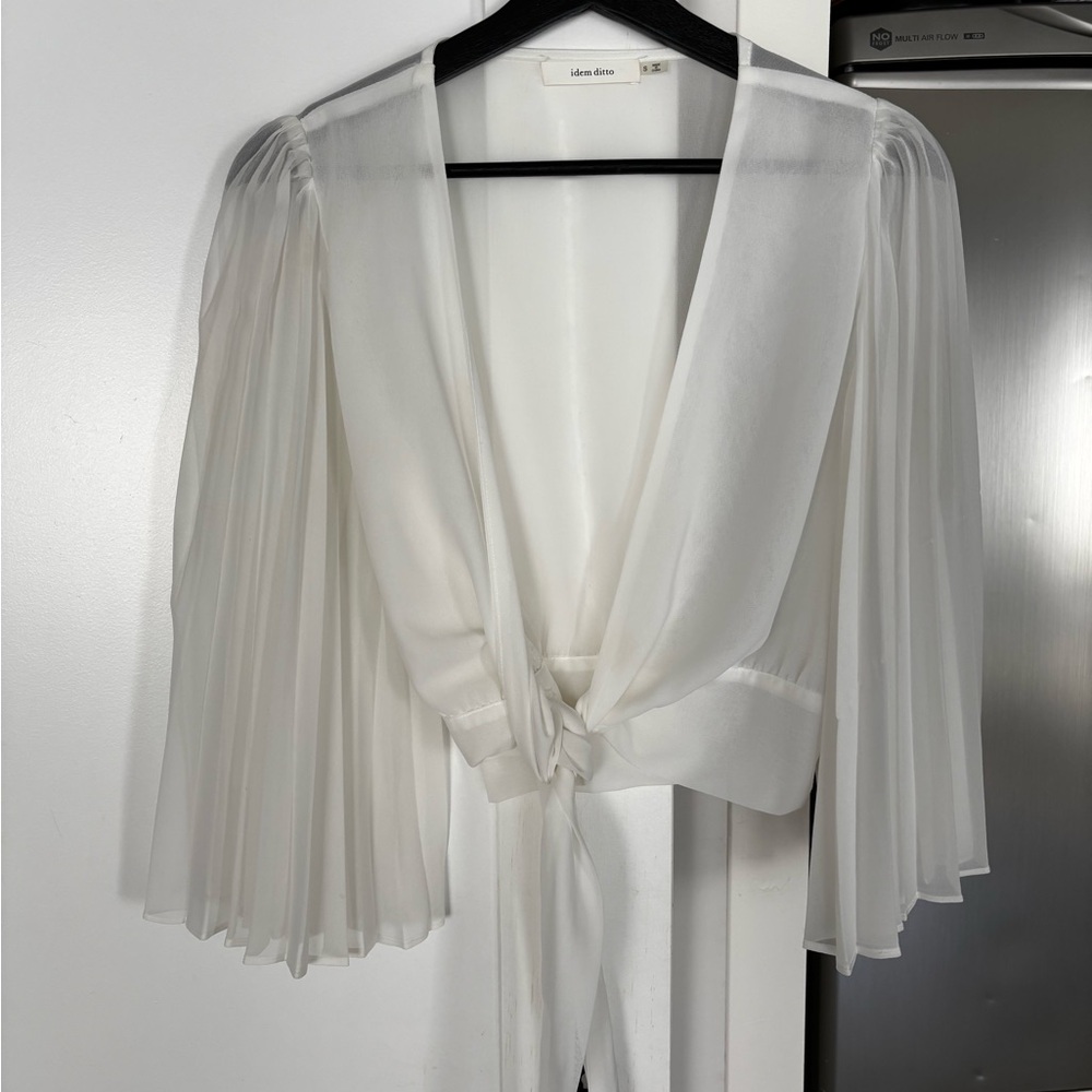 White Sheer Blouse